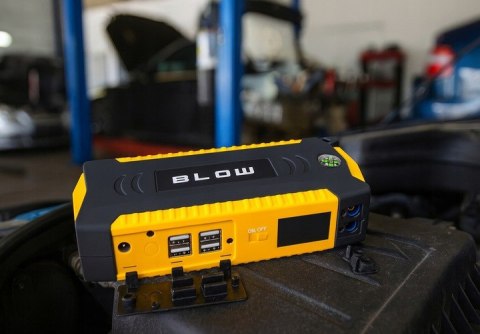 MOCNY JUMP STARTER ROZRUCH BOOSTER POWERBANK 12V ZESTAW 16800mAh