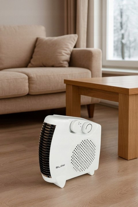 MOCNY TERMOWENTYLATOR ELEKTRYCZNY FARELKA GRZEJNIK TERMOSTAT 2000W PIECYK