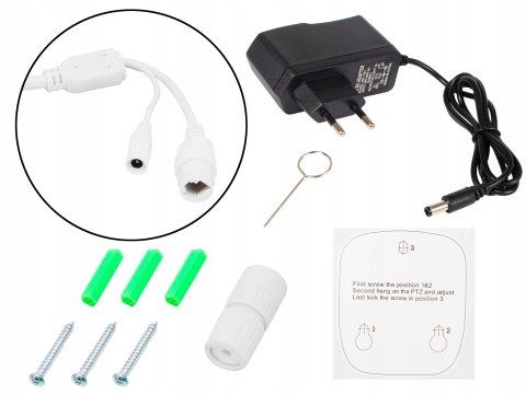 OBROTOWA KAMERA ZEWNĘTRZNA WIFI IP 4MPx WQHD AUDIO ŚLEDZENIE 4xZOOM TUYA