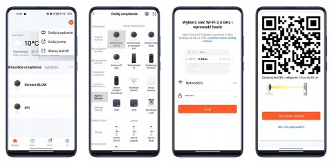 OBROTOWA KAMERA ZEWNĘTRZNA WIFI IP 4MPx WQHD AUDIO ŚLEDZENIE 4xZOOM TUYA