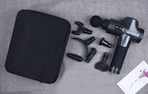 PISTOLET DO MASAŻU PLECÓW CIAŁA STÓP MASAŻER MASSAGE GUN PRO 10 KOŃCÓWEK