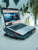 PODSTAWKA PODKŁADKA CHŁODZĄCA POD LAPTOPA 12-17" STABILNA GAMINGOWA DUŻA