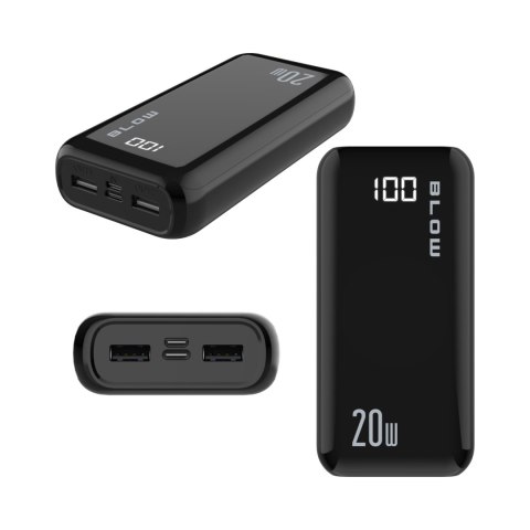 POWERBANK 20000 mAh 22,5W QC PD USB C USB POWER BANK SZYBKI MOCNY PODRÓŻNY