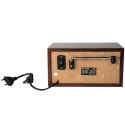 RADIO KUCHENNE BLUETOOTH PRZENOŚNE RETRO LCD ANTENA FM USB SD ZEGAR BUDZIK
