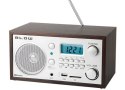 RADIO KUCHENNE BLUETOOTH PRZENOŚNE RETRO LCD ANTENA FM USB SD ZEGAR BUDZIK