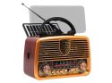 RADIO KUCHENNE PRZENOŚNE RETRO NA BATERIE SOLARNE BLUETOOTH ANTENA UCHWYT
