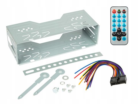 RADIO SAMOCHODOWE 1-DIN 7 CALI WYSUWANY DOTYKOWY EKRAN CARPLAY ANDROID AUTO
