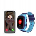 SMARTWATCH ZEGAREK DLA DZIECI SIM TELEFON WIDEOROZMOWY GPS SMS NIEBIESKI