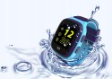 SMARTWATCH ZEGAREK DLA DZIECI SIM TELEFON WIDEOROZMOWY GPS SMS NIEBIESKI