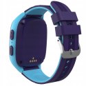 SMARTWATCH ZEGAREK DLA DZIECI SIM TELEFON WIDEOROZMOWY GPS SMS NIEBIESKI