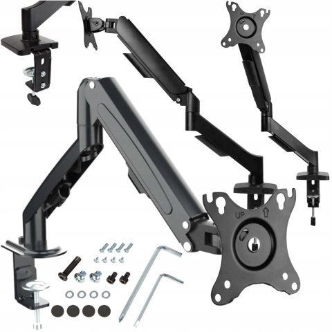 SOLIDNY REGULOWANY BIURKOWY UCHWYT NA MONITOR 10-32' CALI WIESZAK VESA 9KG