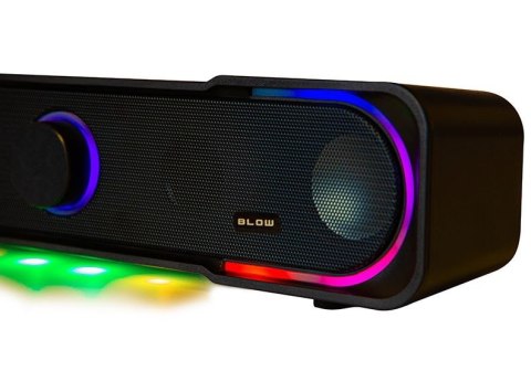 SOUNDBAR GŁOŚNIKI KOMPUTEROWE 2.0 DO KOMPUTERA LAPTOPA AUX LED USB