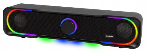 SOUNDBAR GŁOŚNIKI KOMPUTEROWE 2.0 DO KOMPUTERA LAPTOPA AUX LED USB