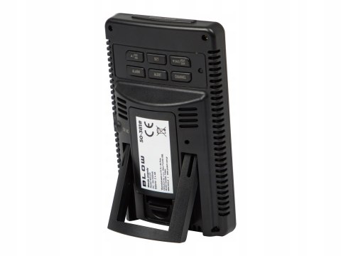 STACJA POGODY BEZPRZEWODOWA POGODOWA TERMOMETR HIGROMETR BAROMETR ZEGAR LED