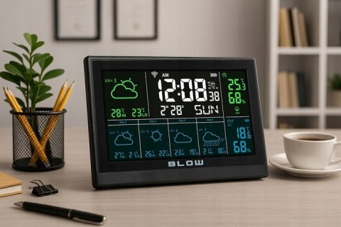 STACJA POGODY BEZPRZEWODOWA WIFI TUYA POGODOWA METEO TERMOMETR HIGROMETR