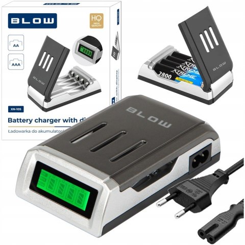 SZYBKA ŁADOWARKA DO AKUMULATORKÓW BATERII PALUSZKÓW AA i AAA AUTOMATYCZNA