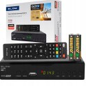 TUNER DEKODER DVB-T2 TV NAZIEMNEJ H.265 HEVC FULL HD USB HDMI PILOT BATERIE