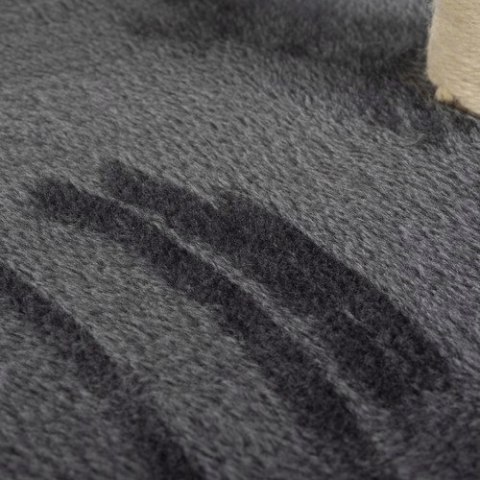 Drzewko Drapak dla Kota Legowisko Domek Słupek 4 Poziomy 71cm Szare