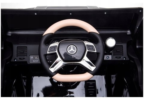 Mercedes Maybach G650 2x45W 12V Ekoskóra Piankowe Koła Czarny Lakier Mercedes Maybach G650 2x45W 12V Ekoskóra Piankowe Koła Czarny Lakier