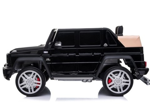 Mercedes Maybach G650 2x45W 12V Ekoskóra Piankowe Koła Czarny Lakier Mercedes Maybach G650 2x45W 12V Ekoskóra Piankowe Koła Czarny Lakier