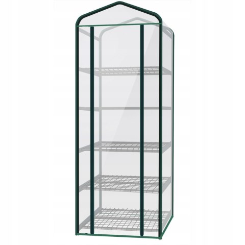 Mini Szklarnia Ogrodowa na Balkon Tunel Foliowy Półki 195x70x50cm
