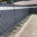 Osłona Taśma Ogrodzeniowa na Ogrodzenie Płot Antracyt 19cmx26m 700g 25 Klip