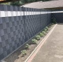 Osłona Taśma Ogrodzeniowa na Ogrodzenie Płot Antracyt 19cmx26m 700g 25 Klip