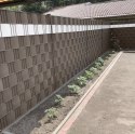 Osłona Taśma Ogrodzeniowa na Ogrodzenie Płot Brązowa 19cmx35m 630g 25 Klip