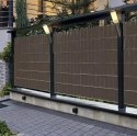 Osłona Taśma Ogrodzeniowa na Ogrodzenie Płot Brązowa 19cmx35m 630g 25 Klip