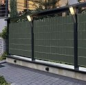 Osłona Taśma Ogrodzeniowa na Ogrodzenie Płot Zielona 19cmx35m 630g 25 Klip