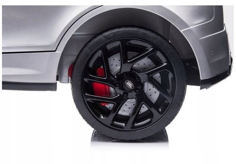Range Rover Velat Licencja 2x45W 12V Ekoskóra Piankowe Koła Srebrny Lakier