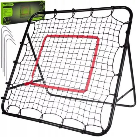 Rebounder Trenażer Bramka do Piłki Nożnej Rama Treningowa 100x100 cm