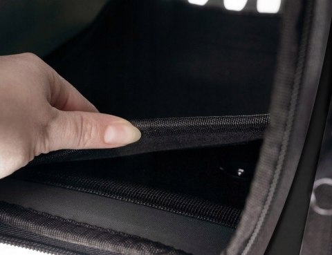 Składany Transporter Torba dla Psa Kota Królika Podróżna Kojec Czarny Składany Transporter Torba dla Psa Kota Królika Podróżna Kojec Czarny