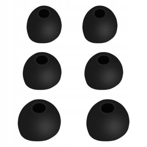 Słuchawki Bezprzewodowe Douszne Dotykowe Bluetooth Powerbank Etui Czarne