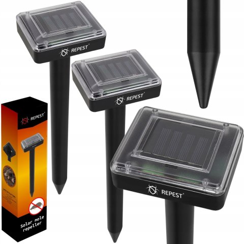 Solarny Odstraszacz na Krety Nornice Susły Myszy 2szt