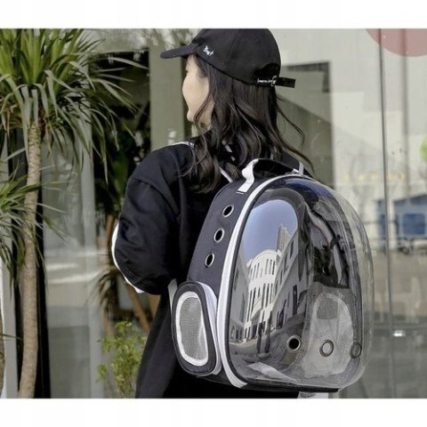 Torba Plecak Transporter dla Kota Małego Psa z Otworami Przezroczysty Mocny
