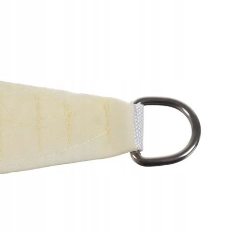 Żagiel Zacieniacz Przeciwsłoneczny Ogrodowy Wodoodporny 3x2 m Beż