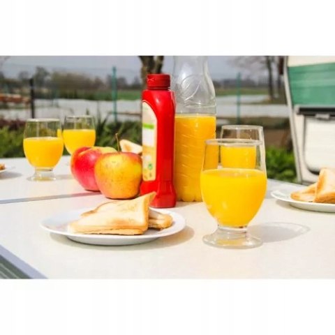 Zestaw Turystyczny Kempingowy 5w1 Składany Stół 120cm 4 Krzesła