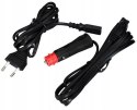Lodówka Turystyczna Przenośna 2w1 12V 220-240 V Mini Slim 4l Czarna