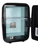 Lodówka Turystyczna Przenośna 2w1 12V 220-240 V Mini Slim 4l Czarna