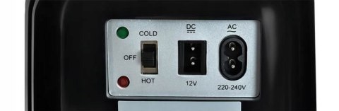 Lodówka Turystyczna Przenośna 2w1 12V 220-240 V Mini Slim 4l Czarna