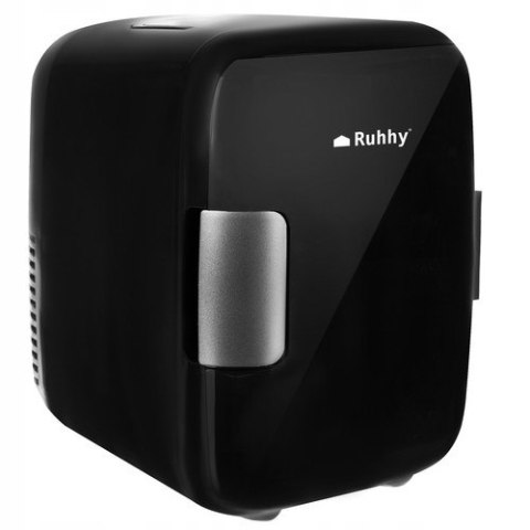 Lodówka Turystyczna Przenośna 2w1 12V 220-240 V Mini Slim 4l Czarna