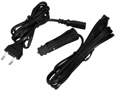 Lodówka Turystyczna Przenośna 2w1 12V 220-240 V Mini Slim 4l Czarna